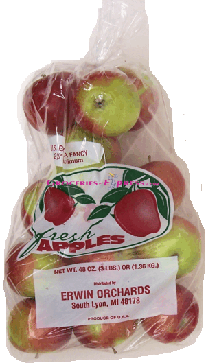 Erwin Orchards macintosh apples from Michigan 3 pound