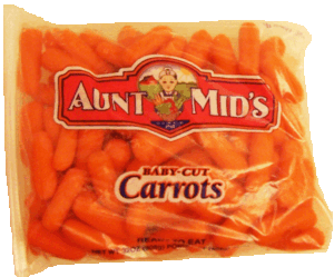 Aunt Mid's baby-cut carrots, ready to eat 2 pound