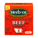 Herb-Ox Bouillon Packets Beef Instant Broth & Seasoning 8 Ct 1.13 ounce