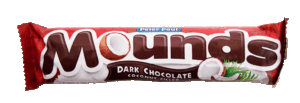 Peter Paul Mounds dark chocolate coconut candy bar 1.75 ounce