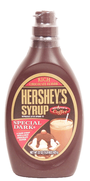 Hershey's Chocolate Syrup special dark 22 ounce