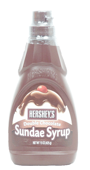 Hershey's double chocolate sundae syrup 15 ounce