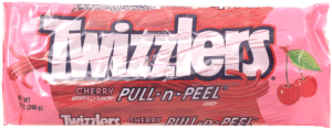 Twizzlers cherry pull n peel flavored candy 14 ounce
