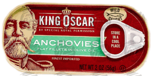 King Oscar Anchovies Flat Fillets In Olive Oil 2 ounce