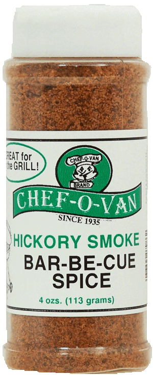 Chef-O-Van hickory smoke bar-be-cue spice 4 ounce