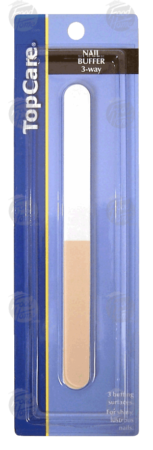 Top Care nail buffer, the three step nail buffer gives your nails a shine without polish 1 count