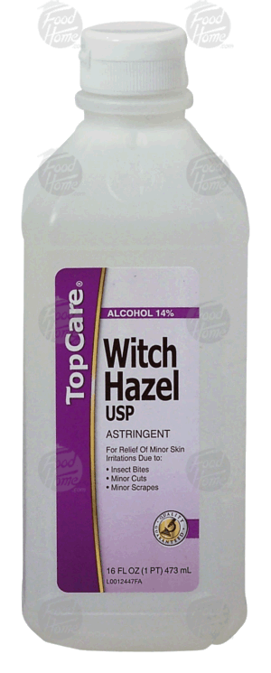 Top Care witch hazel usp astringent, alcohol 14% 16 fluid ounce