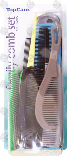 Top Care family comb set 20 count