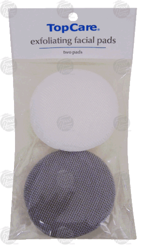 Top Care exfoliating facial pads 2 pack