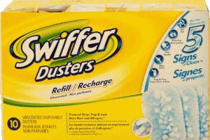 Swiffer refillable/ rechargeable disposable dusters, unscented 10 count