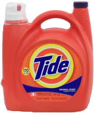 Tide original scent liquid laundery detergent, 110 loads 170 fluid ounce