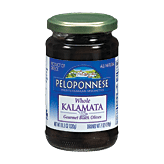 Peloponnese Olives Kalamata Whole Gourmet Black 7 ounce