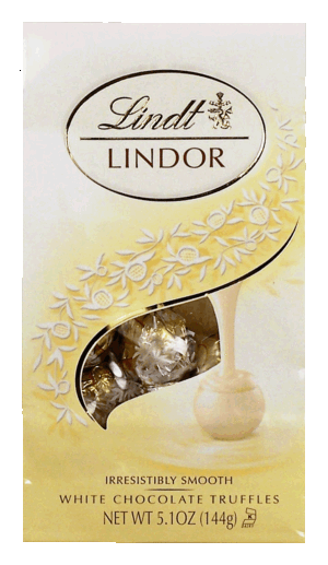 Lindt Lindor white chocolate truffles 5.1 ounce