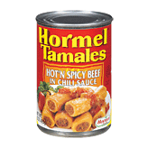 Hormel hot'n spicy beef tamales in chili sauce 15 ounce