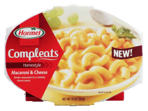 Hormel Compleats homestyle macaroni and cheese 10 ounce