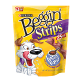 Beggin' Strips Dog Snack Bacon Flavor 25 ounce