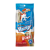Busy Bone Chewbone Treat fun twisted shape with meaty middle, for small/medium dogs 2 pack