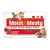 Moist & Meaty Dog Food Chopped Burger 12 count