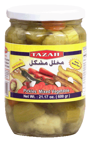 Tazah pickles mixed vegetables 21.17 ounce