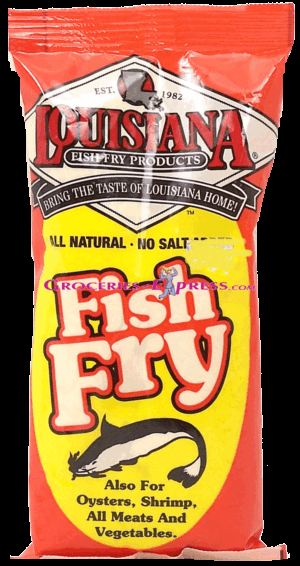 Louisiana no salt added fish fry 10 ounce
