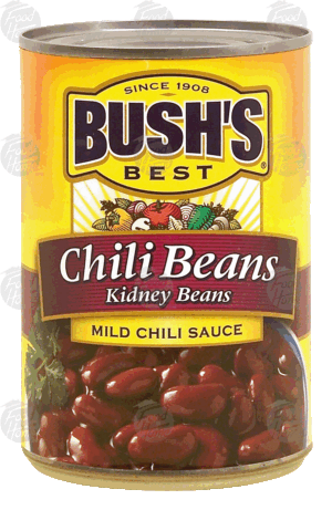 Bush's Best chili beans, kidney beans in mild chili sauce 16 ounce