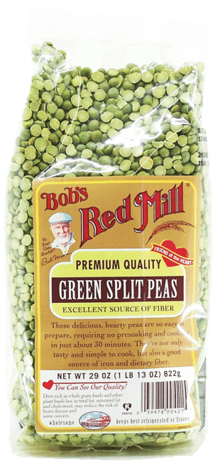 Bob's Red Mill Premium Quality green split peas 29 ounce