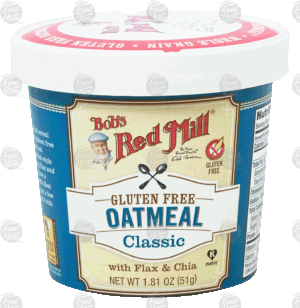 Bob's Red Mill Classic oatmeal with flax & chia gluten free 1.81 ounce