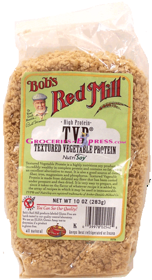 Bob's Red Mill tvp textured vegetable protein, low calorie high protein 10 ounce