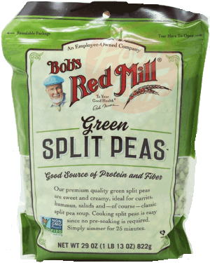 Bob's Red Mill green split peas 29 ounce