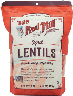 Bob's Red Mill red lentils 27 ounce