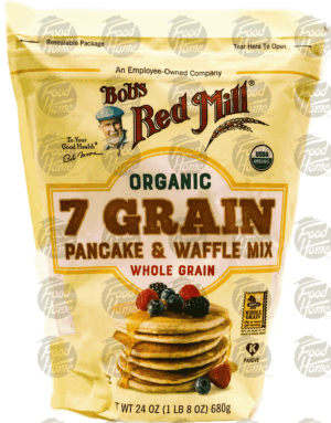 Bob's Red Mill Organic 7 grain pancake & waffle mix, whole grain 24 ounce
