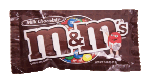 M&M's(r) Milk Chocolate Candies plain candy covered chocolate 1.69 ounce