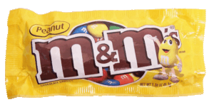 M&M's(r) Peanut Chocolate Candies candy covered chocolate candy with peanut middle 1.74 ounce
