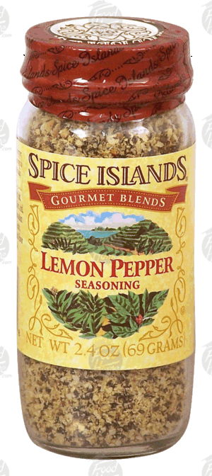 Spice Islands Gourmet Blends lemon pepper seasoning 2.4 ounce