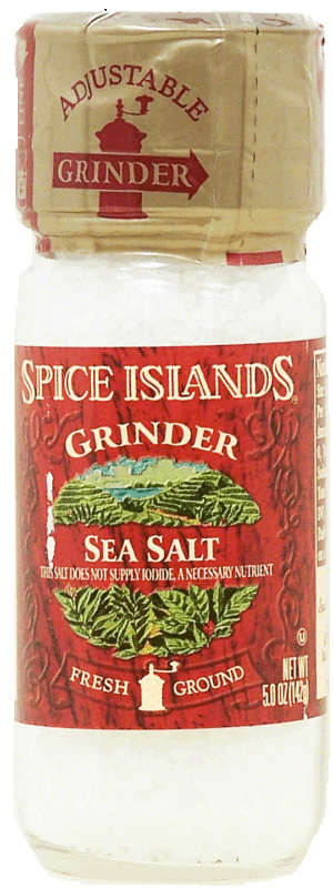 Spice Islands Grinder sea salt 5 ounce