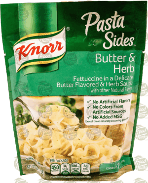 Knorr Pasta Sides butter & herb, fettuccini in a delicious butter flavored & herb sauce 4.4 ounce