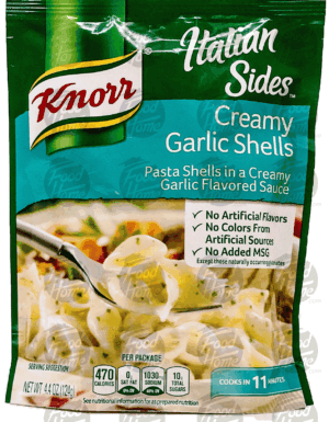 Knorr Italian Sides Creamy Garlic Shells 4.4 ounce