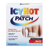 Icy Hot Back & Large Area Pain Relief Patch Medicated Extra Strength Adhesive Pad w/Ointment 5 count