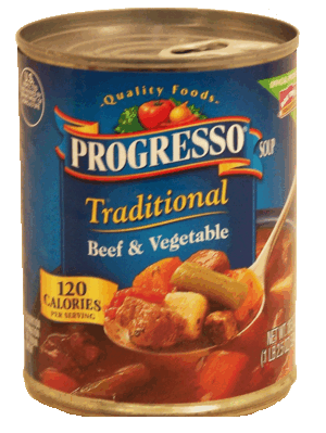 Progresso Traditional beef & vegetable ready to serve soup 18.5 ounce