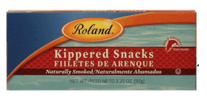 Roland naturally smoked kippered snacks 3.25 ounce