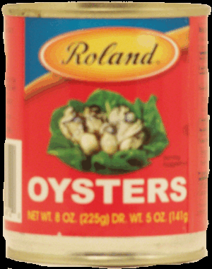 Roland oysters in water, salt added 8 ounce