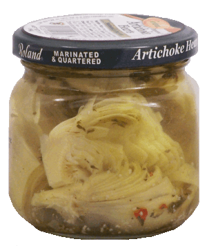 Roland artichoke hearts, marinated & quartered 6.5 ounce