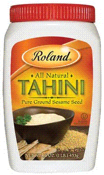 Roland tahini, pure ground sesame seed 16 ounce