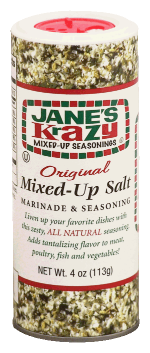 Janes Krazy original mixed-up salt marinade & seasoning 4 ounce