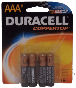 Duracell Coppertop aaa long lasting power alkaline battery carded 8 count