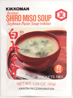 Kikkoman instant shiro miso soup soybean paste soup (white) 3 packets 1.05 ounce
