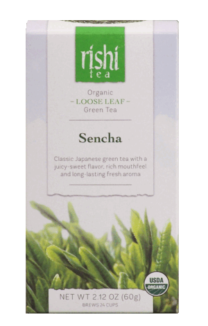 Rishi Sencha organic green tea, Kagoshima Japan, loose leaf 2.11 ounce