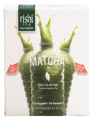 Rishi Matcha tea powder, Japanese tea, 10 Sachets 0.7 ounce