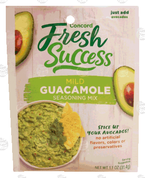 Concord Foods Fresh Success mild guacamole seasoning mix 1.1 ounce