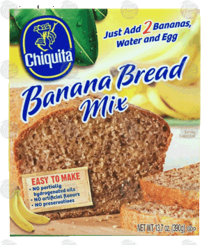 Chiquita banana bread mix 13.7 ounce